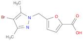 2-Furancarboxylic acid, 5-[(4-bromo-3,5-dimethyl-1H-pyrazol-1-yl)methyl]-