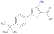 Ethanone, 1-[3-amino-5-[4-(1,1-dimethylethyl)phenyl]-2-thienyl]-