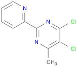 Pyrimidine, 4,5-dichloro-6-methyl-2-(2-pyridinyl)-