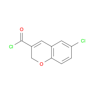 2H-1-Benzopyran-3-carbonyl chloride, 6-chloro-