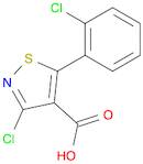 4-Isothiazolecarboxylic acid, 3-chloro-5-(2-chlorophenyl)-