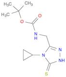 Carbamic acid, [(4-cyclopropyl-4,5-dihydro-5-thioxo-1H-1,2,4-triazol-3-yl)methyl]-, 1,1-dimethyl...