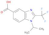 1H-Benzimidazole-5-carboxylic acid, 1-(1-methylethyl)-2-(trifluoromethyl)-