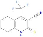 3-Quinolinecarbonitrile, 1,2,5,6,7,8-hexahydro-2-thioxo-4-(trifluoromethyl)-