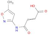 2-Butenoic acid, 4-[(5-methyl-3-isoxazolyl)amino]-4-oxo-