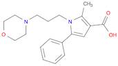 1H-Pyrrole-3-carboxylic acid, 2-methyl-1-[3-(4-morpholinyl)propyl]-5-phenyl-