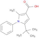 1H-Pyrrole-3-carboxylic acid, 5-(1,1-dimethylethyl)-2-methyl-1-phenyl-