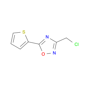 1,2,4-Oxadiazole, 3-(chloromethyl)-5-(2-thienyl)-