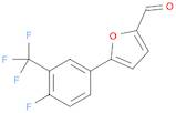 2-Furancarboxaldehyde, 5-[4-fluoro-3-(trifluoromethyl)phenyl]-