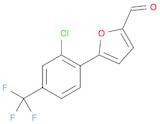 2-Furancarboxaldehyde, 5-[2-chloro-4-(trifluoromethyl)phenyl]-