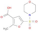 3-Furancarboxylic acid, 2-methyl-5-(4-morpholinylsulfonyl)-