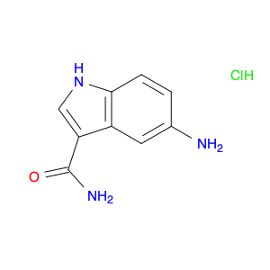 1H-Indole-3-carboxamide, 5-amino-, hydrochloride (1:1)