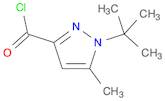 1H-Pyrazole-3-carbonyl chloride, 1-(1,1-dimethylethyl)-5-methyl-