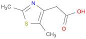 4-Thiazoleacetic acid, 2,5-dimethyl-