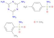 Benzenesulfonamide, 2-methyl-, polymer with formaldehyde, 4-methylbenzenesulfonamide and 1,3,5-tri…