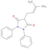 3,5-Pyrazolidinedione, 4-(3-methyl-2-buten-1-yl)-1,2-diphenyl-