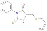 4-Imidazolidinone, 3-phenyl-5-[(2-propen-1-ylthio)methyl]-2-thioxo-