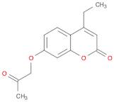 2H-1-Benzopyran-2-one, 4-ethyl-7-(2-oxopropoxy)-