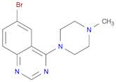 Quinazoline, 6-bromo-4-(4-methyl-1-piperazinyl)-