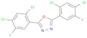 1,3,4-Oxadiazole, 2,5-bis(2,4-dichloro-5-fluorophenyl)-