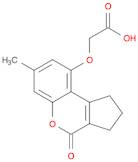 Acetic acid, 2-[(1,2,3,4-tetrahydro-7-methyl-4-oxocyclopenta[c][1]benzopyran-9-yl)oxy]-