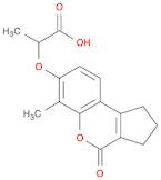 Propanoic acid, 2-[(1,2,3,4-tetrahydro-6-methyl-4-oxocyclopenta[c][1]benzopyran-7-yl)oxy]-