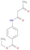 Benzoic acid, 4-[(1,3-dioxobutyl)amino]-, ethyl ester