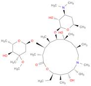 1-Oxa-6-azacyclopentadecan-15-one, 13-[(2,6-dideoxy-3-C-methyl-3-O-methyl-α-L-ribo-hexopyranosyl)o…