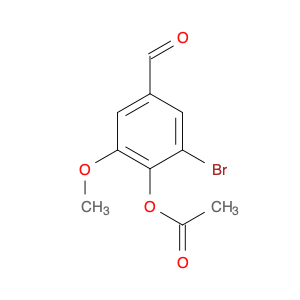 Benzaldehyde, 4-(acetyloxy)-3-bromo-5-methoxy-