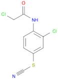 Thiocyanic acid, 3-chloro-4-[(2-chloroacetyl)amino]phenyl ester