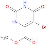 4-Pyrimidinecarboxylic acid, 5-bromo-1,2,3,6-tetrahydro-2,6-dioxo-, methyl ester