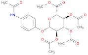 β-D-Glucopyranosiduronic acid, 4-(acetylamino)phenyl, methyl ester, 2,3,4-triacetate