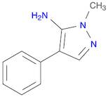 1H-Pyrazol-5-amine, 1-methyl-4-phenyl-