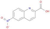 2-Quinolinecarboxylic acid, 6-nitro-