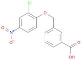 Benzoic acid, 3-[(2-chloro-4-nitrophenoxy)methyl]-