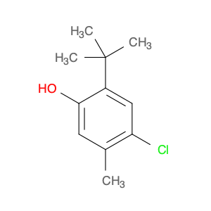 Phenol, 4-chloro-2-(1,1-dimethylethyl)-5-methyl-