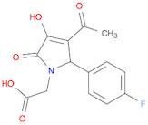 1H-Pyrrole-1-acetic acid, 3-acetyl-2-(4-fluorophenyl)-2,5-dihydro-4-hydroxy-5-oxo-