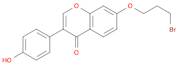 4H-1-Benzopyran-4-one, 7-(3-bromopropoxy)-3-(4-hydroxyphenyl)-