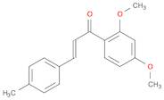 2-Propen-1-one, 1-(2,4-dimethoxyphenyl)-3-(4-methylphenyl)-, (2E)-