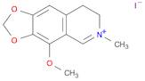 1,3-Dioxolo[4,5-g]isoquinolinium, 7,8-dihydro-4-methoxy-6-methyl-, iodide (1:1)