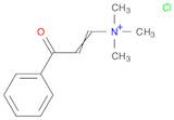 1-Propen-1-aminium, N,N,N-trimethyl-3-oxo-3-phenyl-, chloride (1:1)