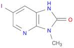 2H-Imidazo[4,5-b]pyridin-2-one, 1,3-dihydro-6-iodo-3-methyl-