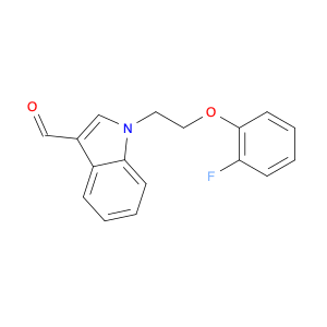 1H-Indole-3-carboxaldehyde, 1-[2-(2-fluorophenoxy)ethyl]-