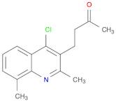 2-Butanone, 4-(4-chloro-2,8-dimethyl-3-quinolinyl)-