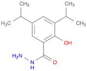 Benzoic acid, 2-hydroxy-3,5-bis(1-methylethyl)-, hydrazide