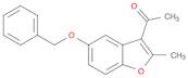 Ethanone, 1-[2-methyl-5-(phenylmethoxy)-3-benzofuranyl]-