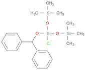 Trisiloxane, 3-chloro-3-(diphenylmethoxy)-1,1,1,5,5,5-hexamethyl-