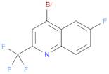 Quinoline, 4-bromo-6-fluoro-2-(trifluoromethyl)-