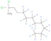 Silane, dichloro(3,3,4,4,5,5,6,6,7,7,8,8,9,9,10,10,10-heptadecafluorodecyl)methyl-