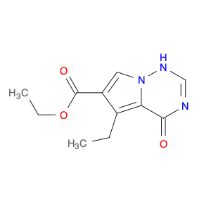 Pyrrolo[2,1-f][1,2,4]triazine-6-carboxylic acid, 5-ethyl-1,4-dihydro-4-oxo-, ethyl ester